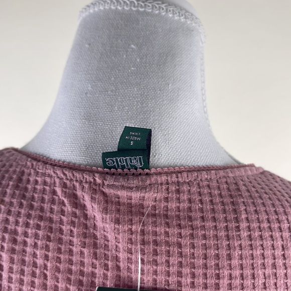 Wild Fable Lightweight Bodysuit Tank V-neck Waffle Texture Women's Size S Pink - Picture 8 of 9